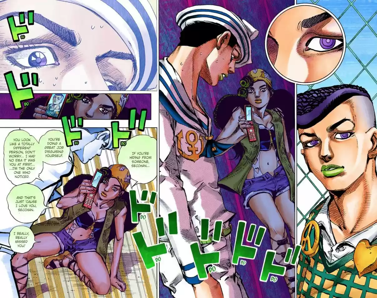 JoJo's Bizarre Adventure Part 8 JoJolion [Official Colored] Vol. 11 Ch. 44 Love Love Deluxe Part 2