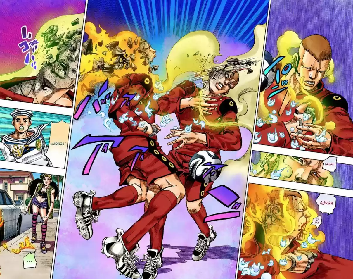 JoJo's Bizarre Adventure Part 8 JoJolion [Official Colored] Vol. 11 Ch. 46 Love Love Deluxe Part 4