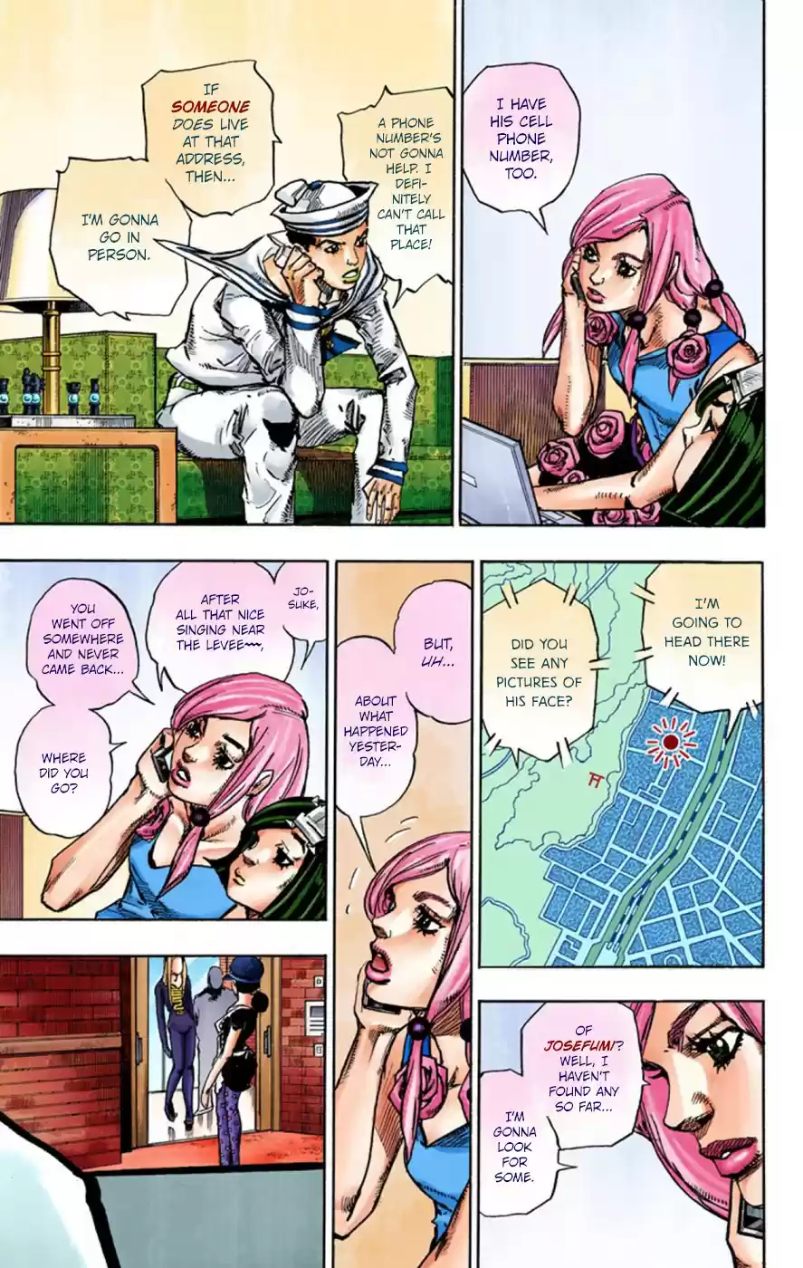 JoJo's Bizarre Adventure Part 8 JoJolion [Official Colored] Vol. 12 Ch. 47 Hato chan Brought a Boyfriend Over Part 1