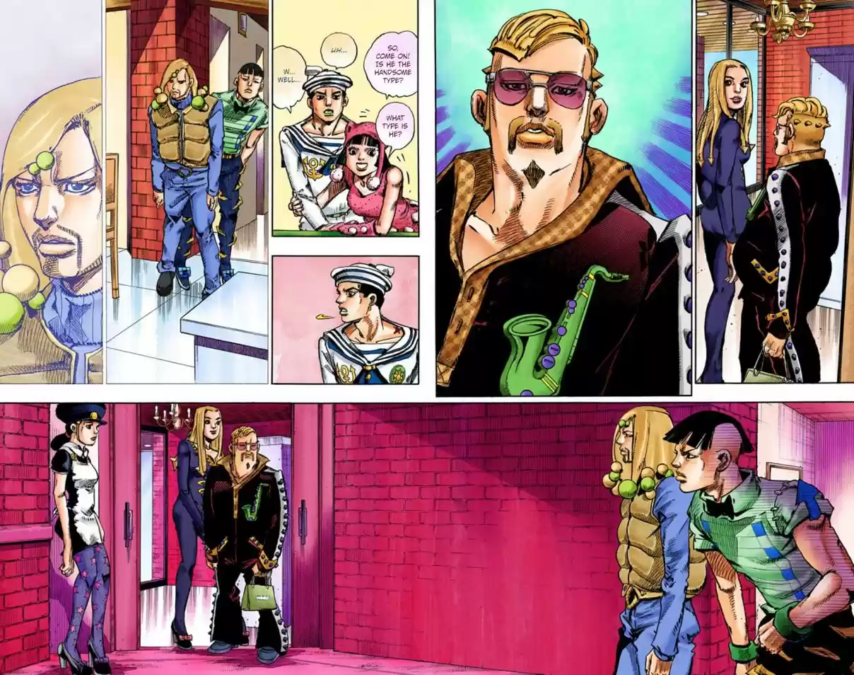 JoJo's Bizarre Adventure Part 8 JoJolion [Official Colored] Vol. 12 Ch. 47 Hato chan Brought a Boyfriend Over Part 1