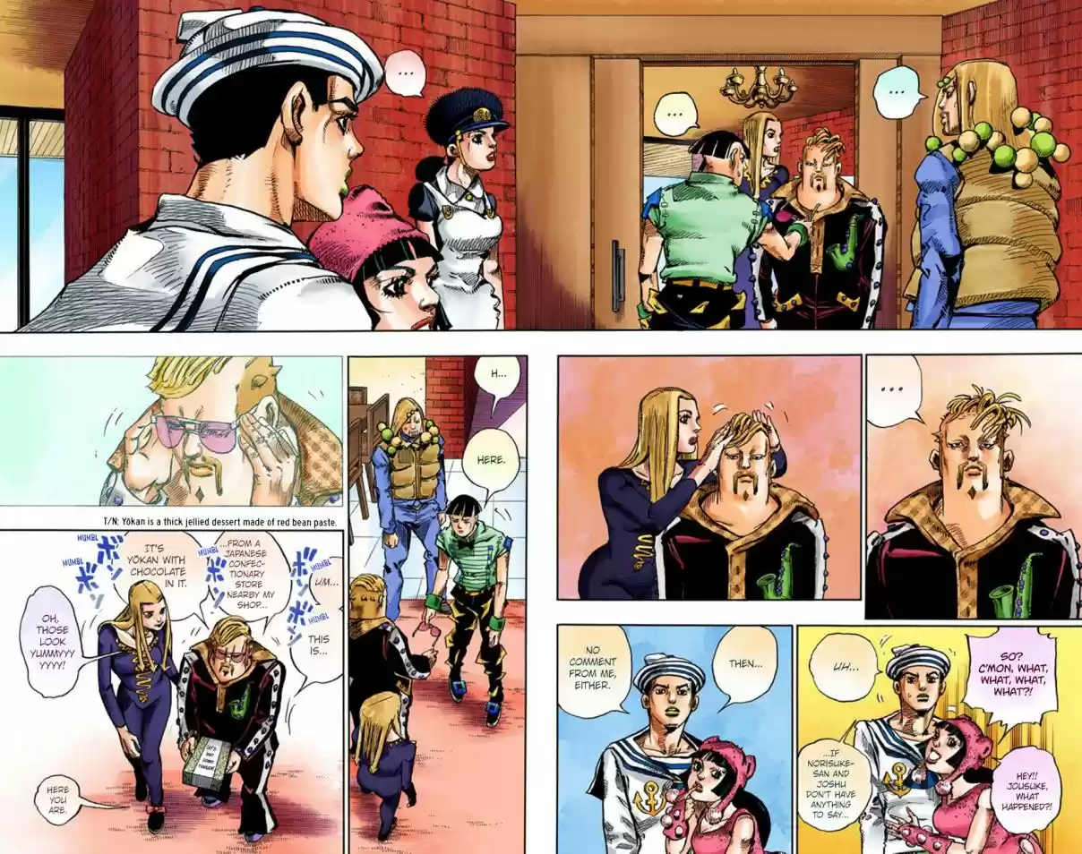 JoJo's Bizarre Adventure Part 8 JoJolion [Official Colored] Vol. 12 Ch. 47 Hato chan Brought a Boyfriend Over Part 1