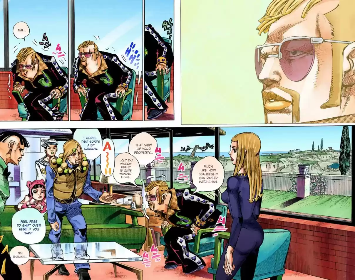 JoJo's Bizarre Adventure Part 8 JoJolion [Official Colored] Vol. 12 Ch. 48 Hato chan Brought a Boyfriend Over Part 2