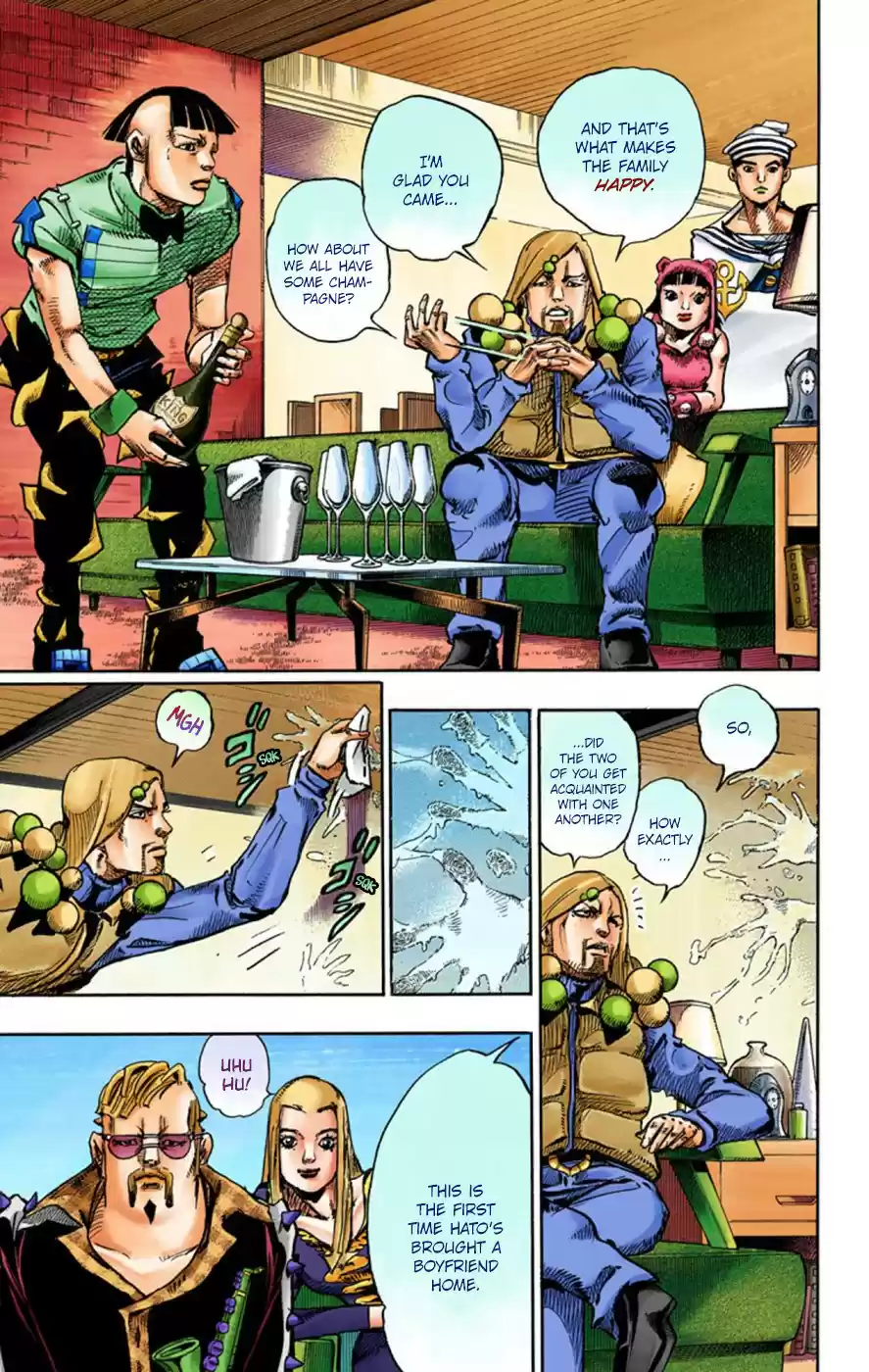 JoJo's Bizarre Adventure Part 8 JoJolion [Official Colored] Vol. 12 Ch. 48 Hato chan Brought a Boyfriend Over Part 2