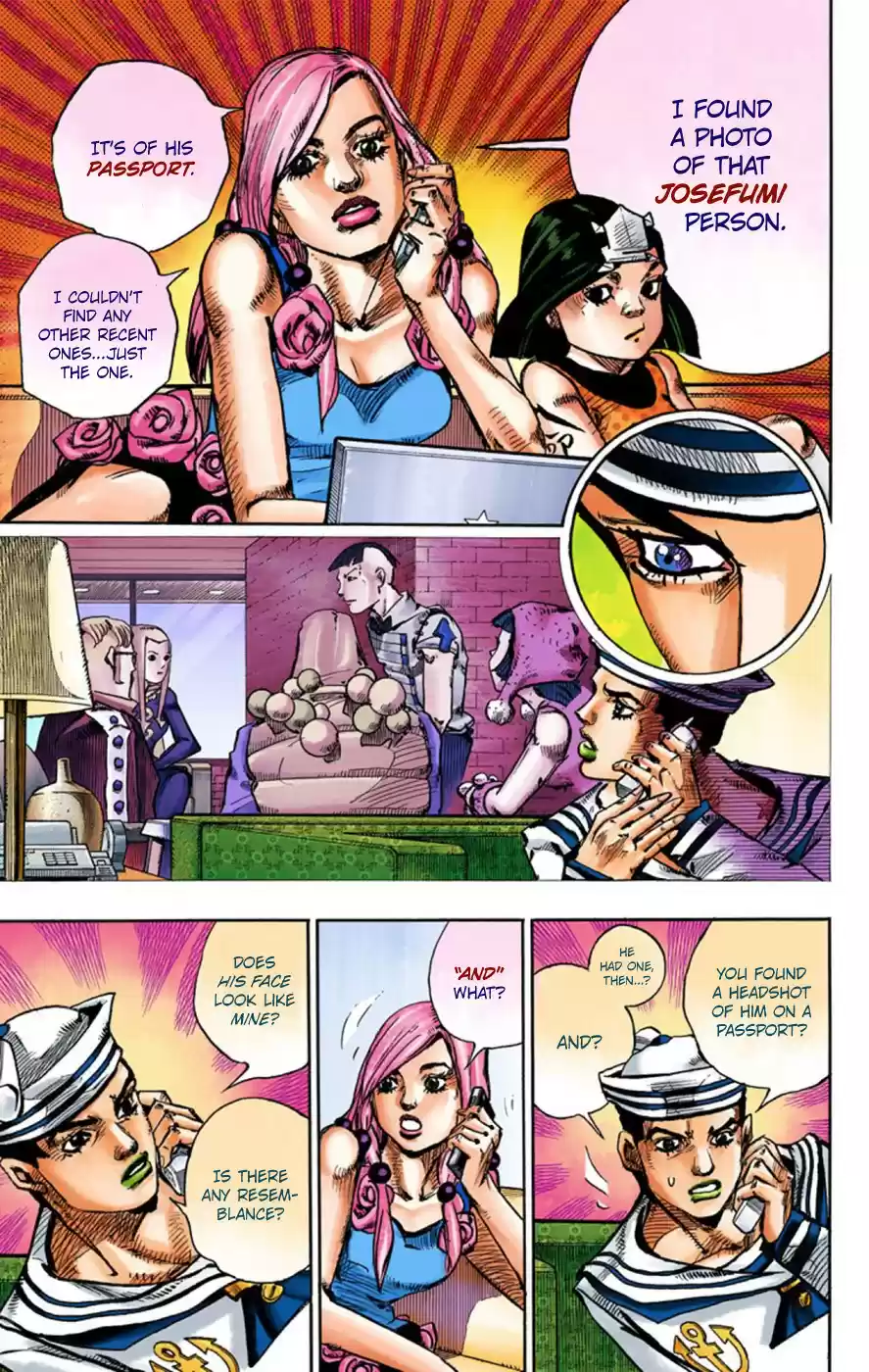 JoJo's Bizarre Adventure Part 8 JoJolion [Official Colored] Vol. 12 Ch. 48 Hato chan Brought a Boyfriend Over Part 2
