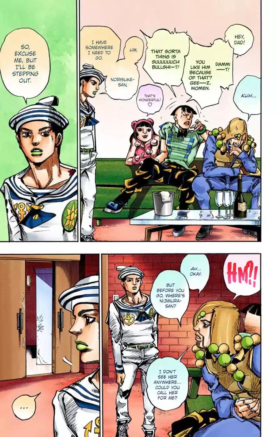 JoJo's Bizarre Adventure Part 8 JoJolion [Official Colored] Vol. 12 Ch. 48 Hato chan Brought a Boyfriend Over Part 2