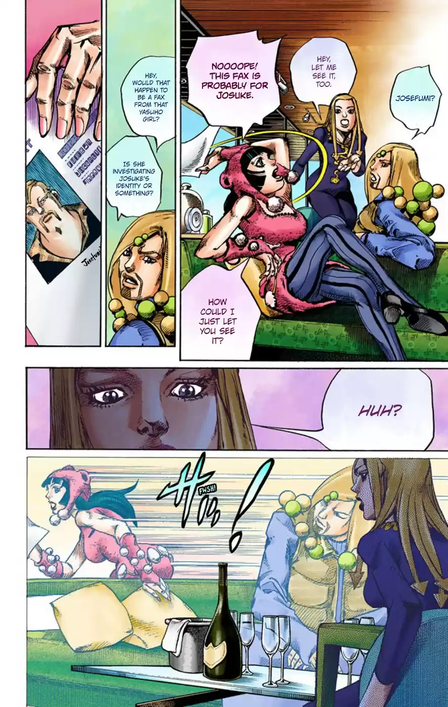 JoJo's Bizarre Adventure Part 8 JoJolion [Official Colored] Vol. 12 Ch. 48 Hato chan Brought a Boyfriend Over Part 2