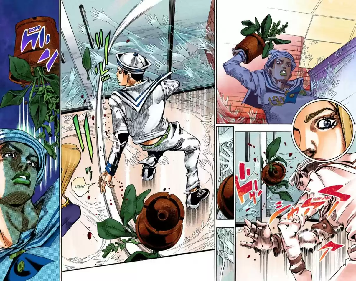 JoJo's Bizarre Adventure Part 8 JoJolion [Official Colored] Vol. 12 Ch. 49 Hato chan Brought a Boyfriend Over Part 3