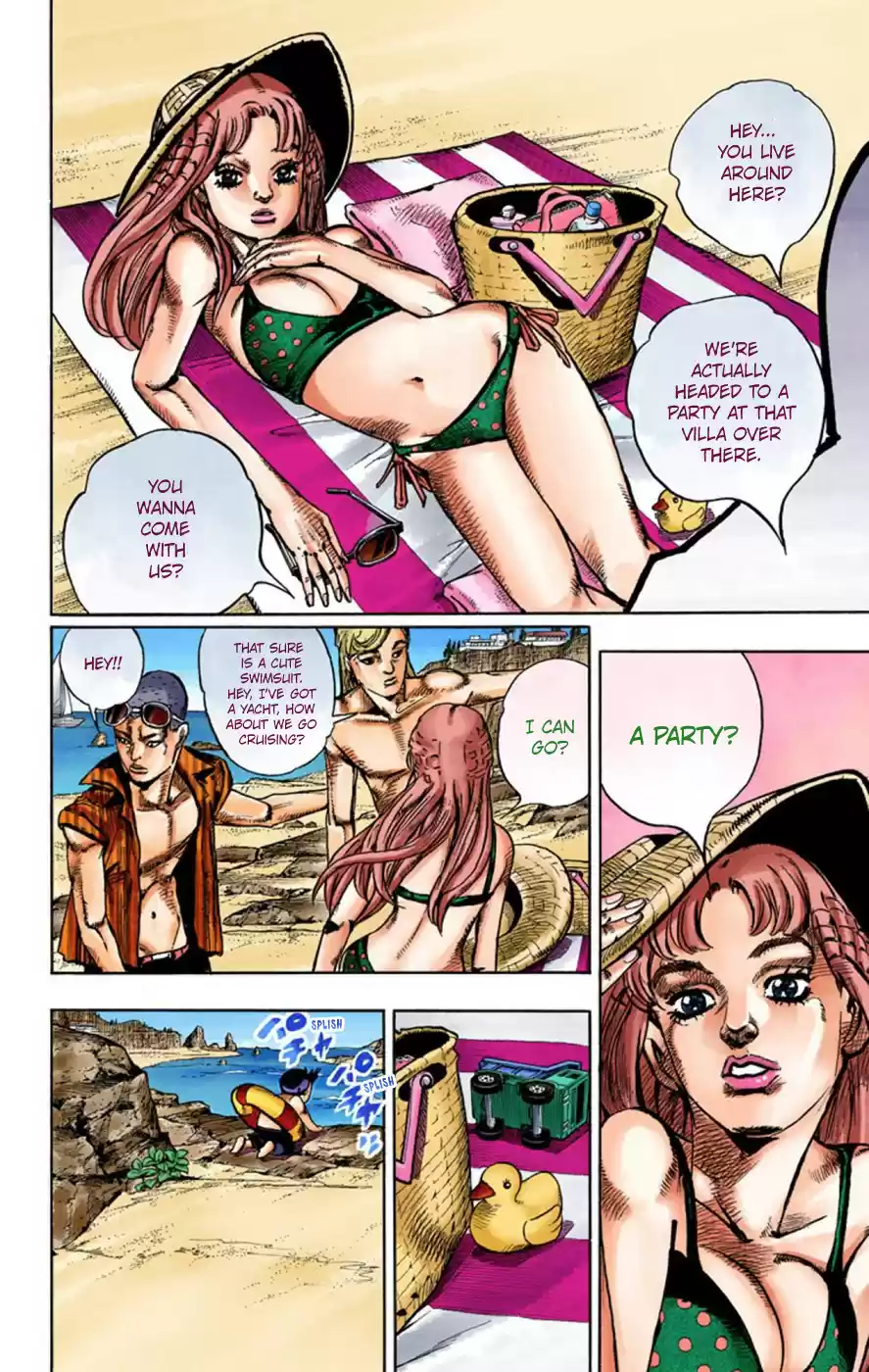 JoJo's Bizarre Adventure Part 8 JoJolion [Official Colored] Vol. 12 Ch. 50 Hato chan Brought a Boyfriend Over Part 4