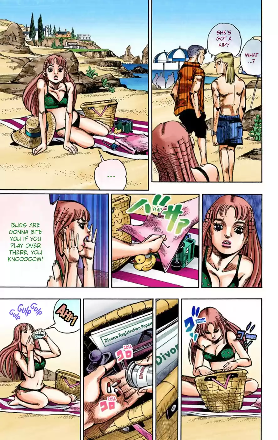 JoJo's Bizarre Adventure Part 8 JoJolion [Official Colored] Vol. 12 Ch. 50 Hato chan Brought a Boyfriend Over Part 4