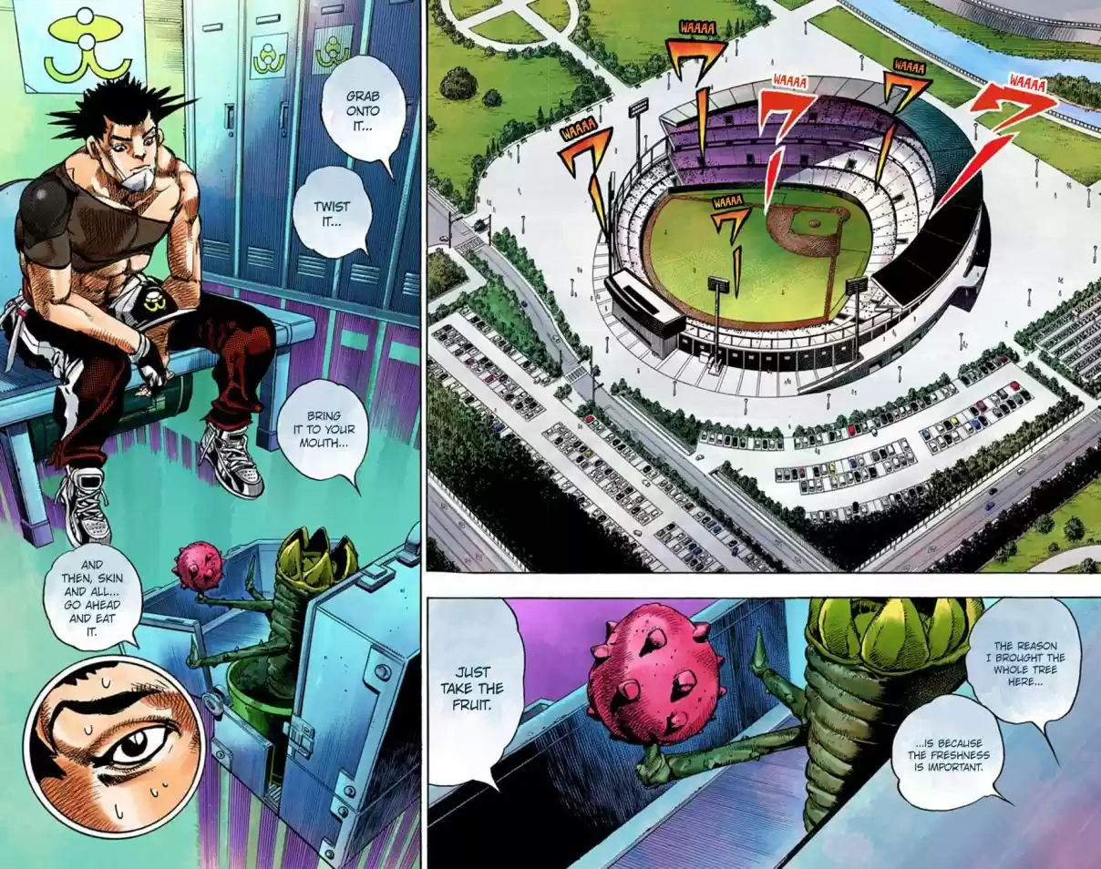 JoJo's Bizarre Adventure Part 8 JoJolion [Official Colored] Vol. 12 Ch. 50 Hato chan Brought a Boyfriend Over Part 4