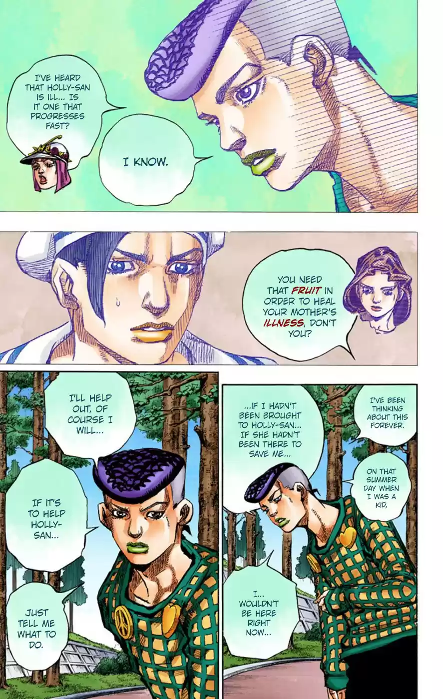 JoJo's Bizarre Adventure Part 8 JoJolion [Official Colored] Vol. 12 Ch. 50 Hato chan Brought a Boyfriend Over Part 4