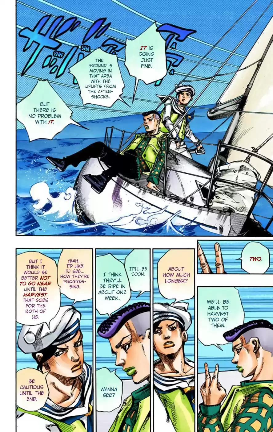 JoJo's Bizarre Adventure Part 8 JoJolion [Official Colored] Vol. 13 Ch. 51 Vitamin C and Killer Queen Part 2