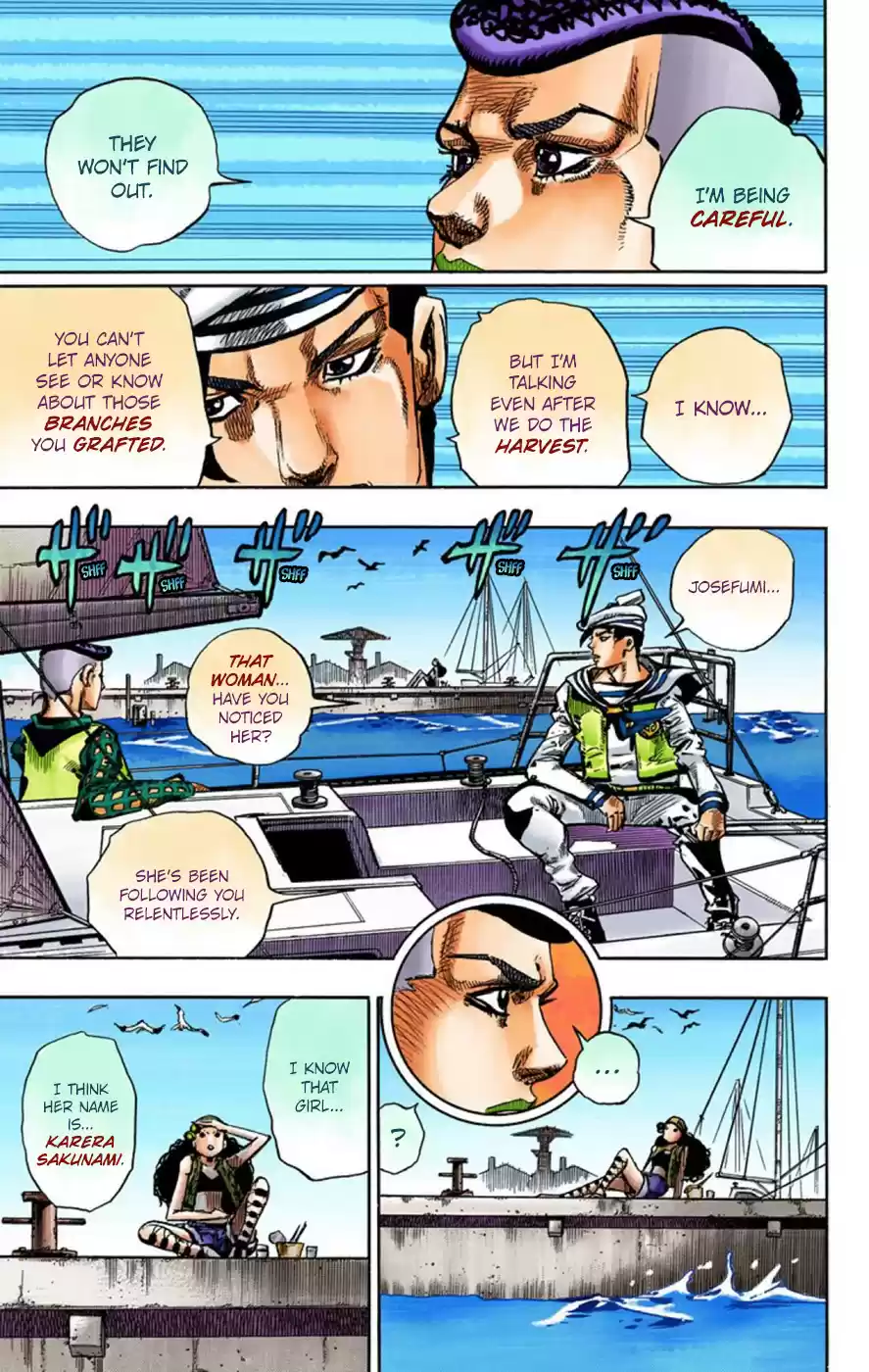 JoJo's Bizarre Adventure Part 8 JoJolion [Official Colored] Vol. 13 Ch. 51 Vitamin C and Killer Queen Part 2