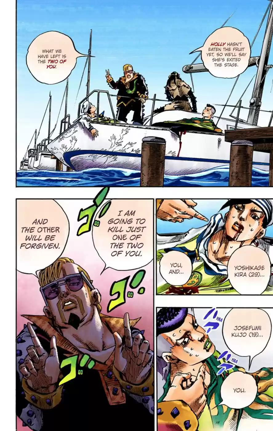 JoJo's Bizarre Adventure Part 8 JoJolion [Official Colored] Vol. 13 Ch. 52 Vitamin C and Killer Queen Part 3