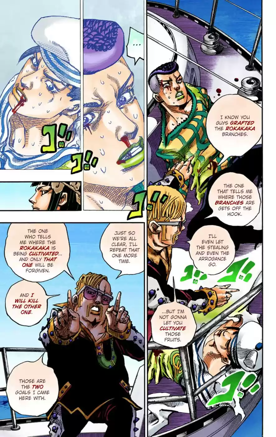 JoJo's Bizarre Adventure Part 8 JoJolion [Official Colored] Vol. 13 Ch. 52 Vitamin C and Killer Queen Part 3