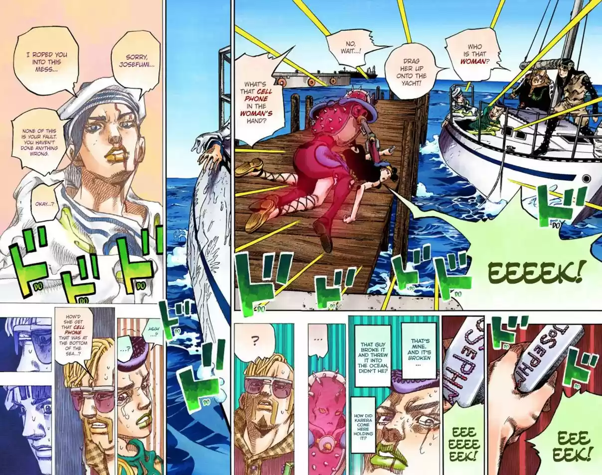 JoJo's Bizarre Adventure Part 8 JoJolion [Official Colored] Vol. 13 Ch. 52 Vitamin C and Killer Queen Part 3