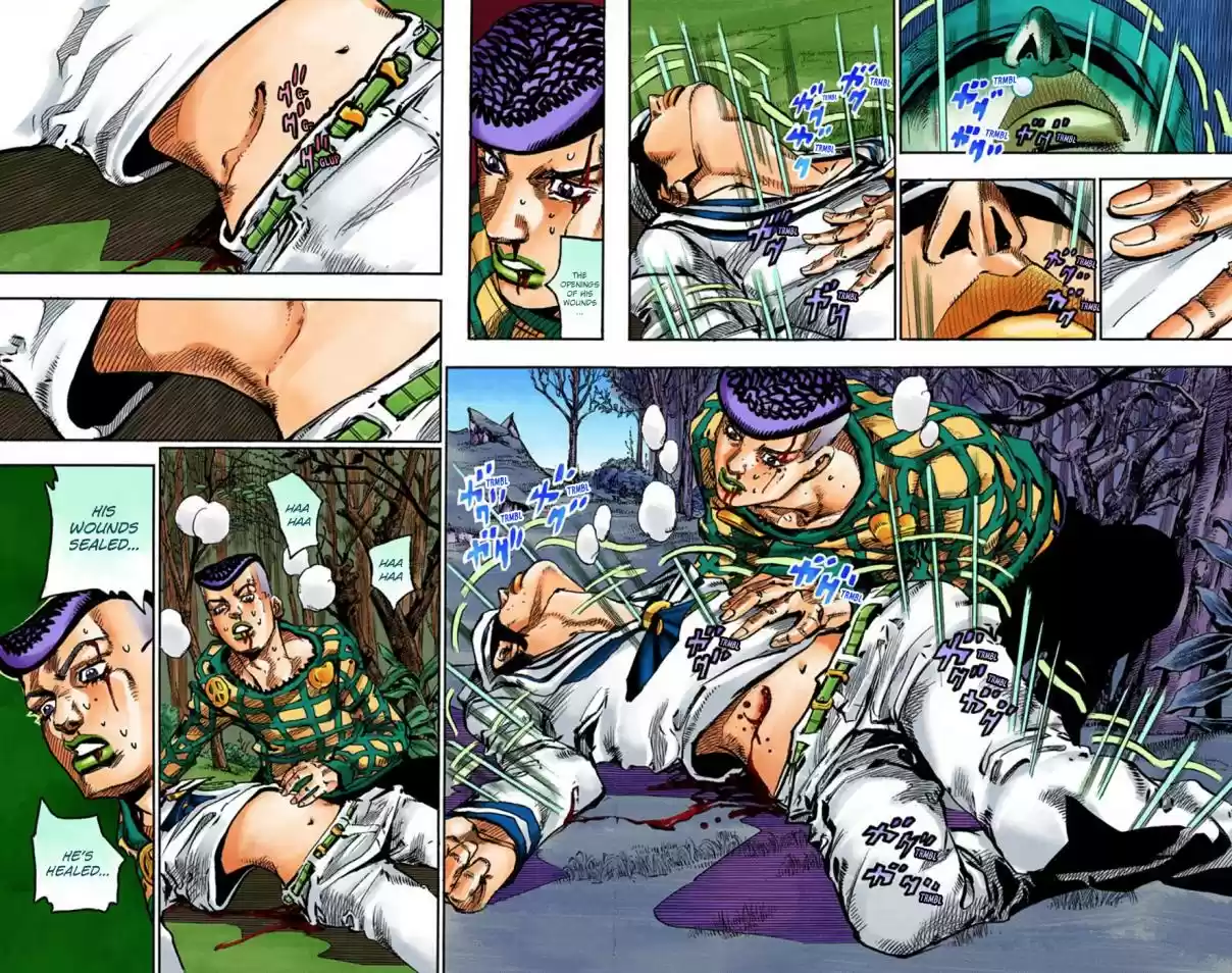 JoJo's Bizarre Adventure Part 8 JoJolion [Official Colored] Vol. 13 Ch. 53 Vitamin C and Killer Queen Part 4