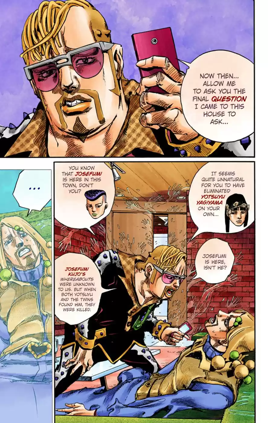 JoJo's Bizarre Adventure Part 8 JoJolion [Official Colored] Vol. 13 Ch. 54 Walking Heart