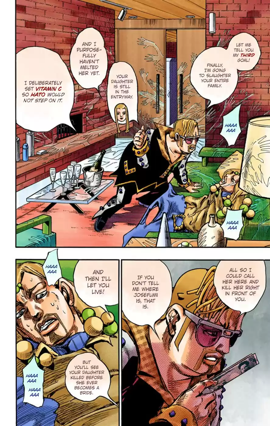 JoJo's Bizarre Adventure Part 8 JoJolion [Official Colored] Vol. 13 Ch. 54 Walking Heart