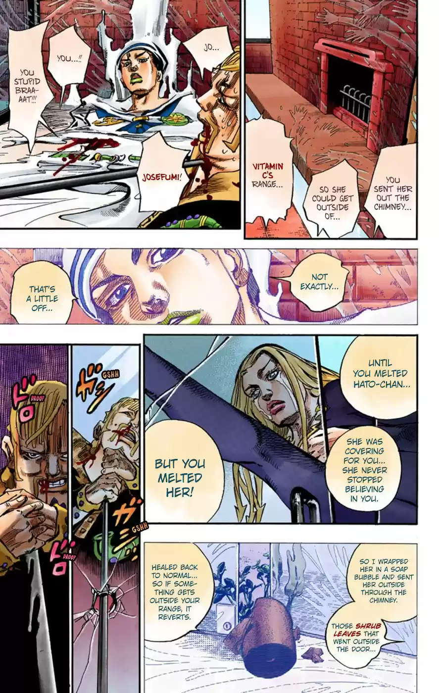 JoJo's Bizarre Adventure Part 8 JoJolion [Official Colored] Vol. 13 Ch. 54 Walking Heart