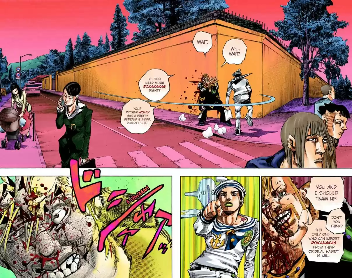 JoJo's Bizarre Adventure Part 8 JoJolion [Official Colored] Vol. 14 Ch. 55 Walking Heart, Breaking Heart