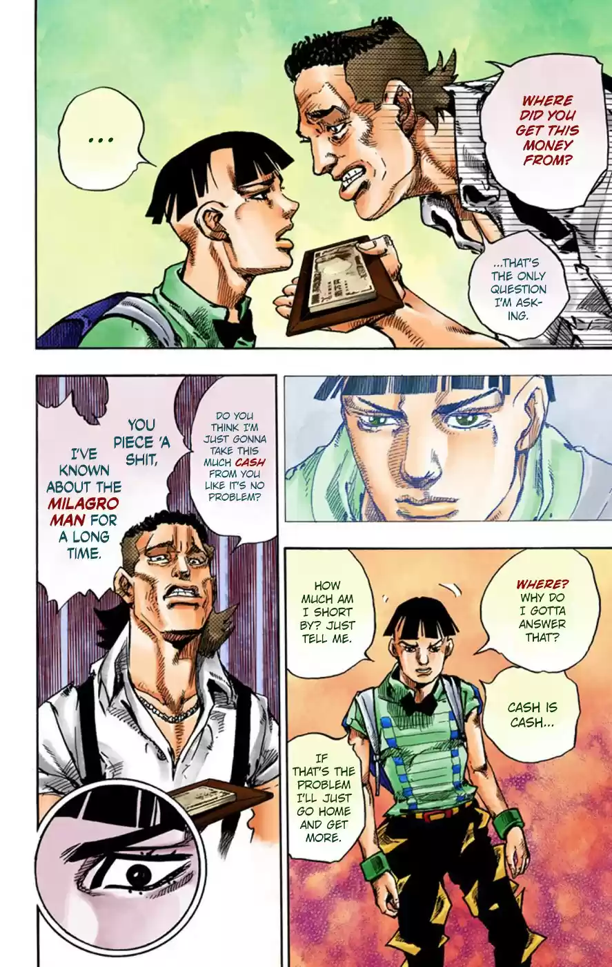 JoJo's Bizarre Adventure Part 8 JoJolion [Official Colored] Vol. 14 Ch. 56 Milagro Man Part 1