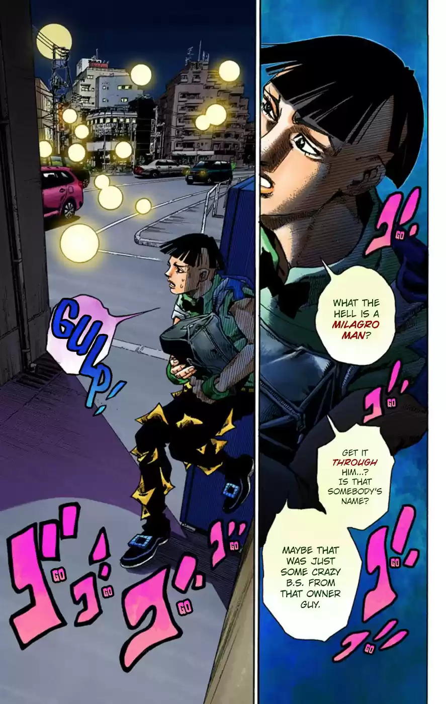 JoJo's Bizarre Adventure Part 8 JoJolion [Official Colored] Vol. 14 Ch. 56 Milagro Man Part 1