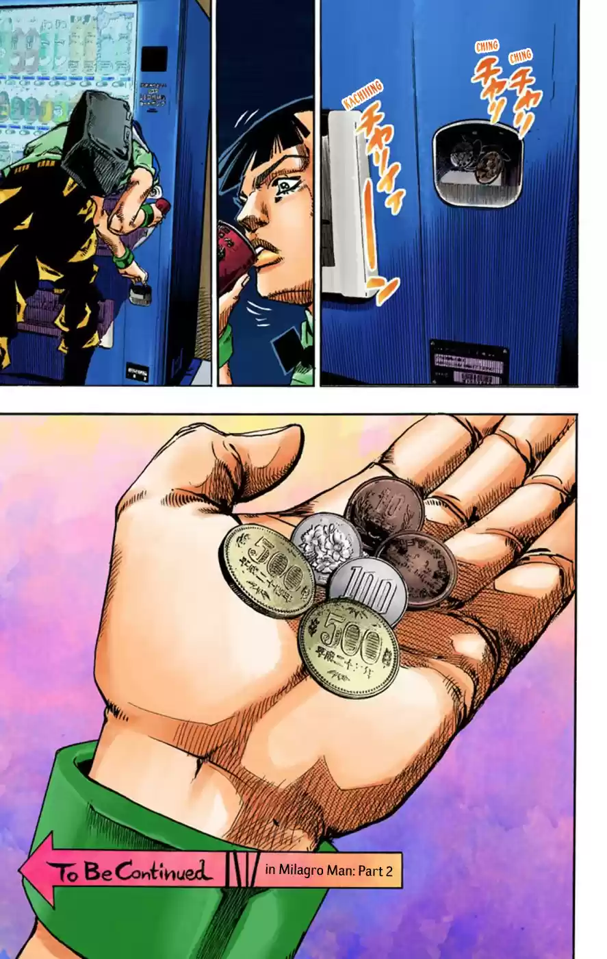 JoJo's Bizarre Adventure Part 8 JoJolion [Official Colored] Vol. 14 Ch. 56 Milagro Man Part 1