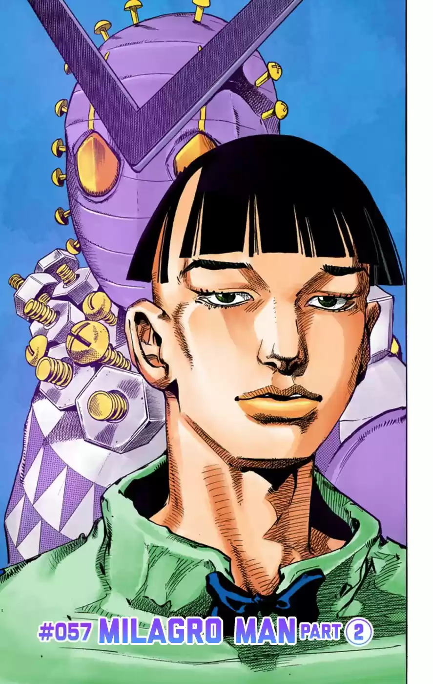 JoJo's Bizarre Adventure Part 8 JoJolion [Official Colored] Vol. 14 Ch. 57 Milagro Man Part 2