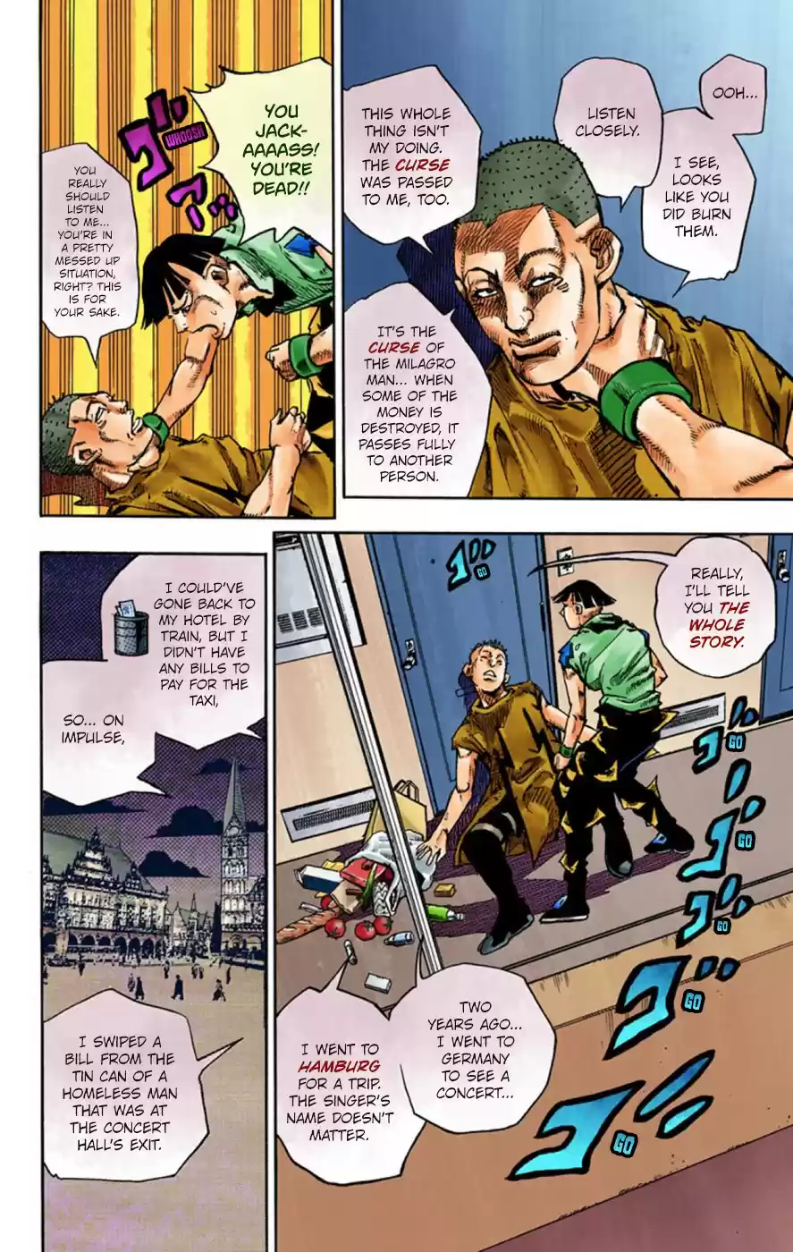 JoJo's Bizarre Adventure Part 8 JoJolion [Official Colored] Vol. 14 Ch. 57 Milagro Man Part 2