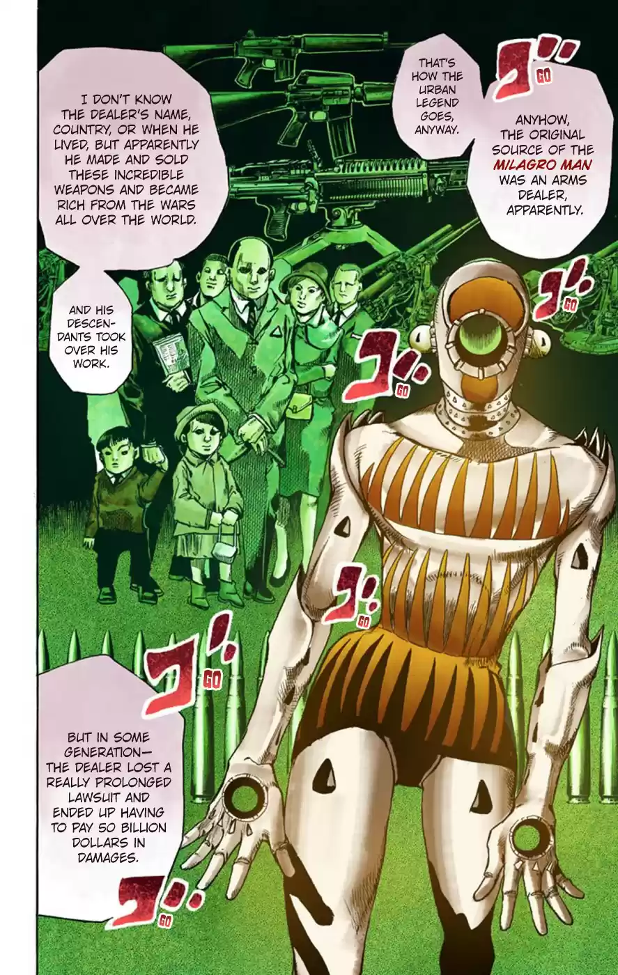 JoJo's Bizarre Adventure Part 8 JoJolion [Official Colored] Vol. 14 Ch. 57 Milagro Man Part 2