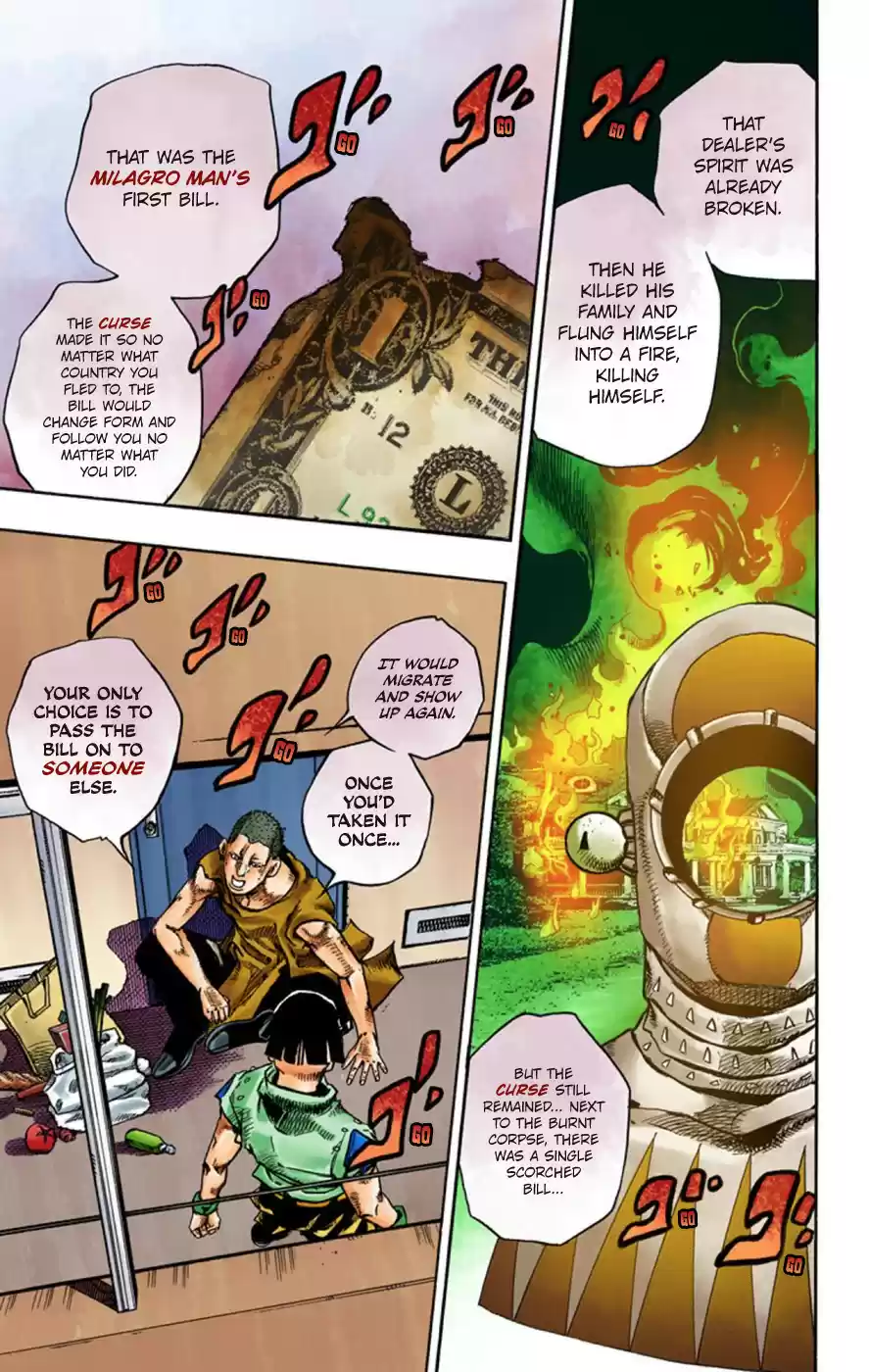 JoJo's Bizarre Adventure Part 8 JoJolion [Official Colored] Vol. 14 Ch. 57 Milagro Man Part 2