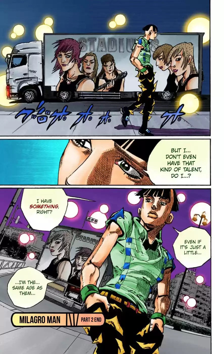 JoJo's Bizarre Adventure Part 8 JoJolion [Official Colored] Vol. 14 Ch. 57 Milagro Man Part 2