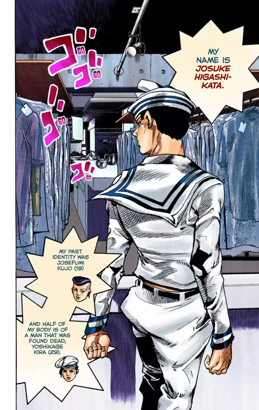 JoJo's Bizarre Adventure Part 8 JoJolion [Official Colored] Vol. 14 Ch. 58 Dawn at the Higashikata House