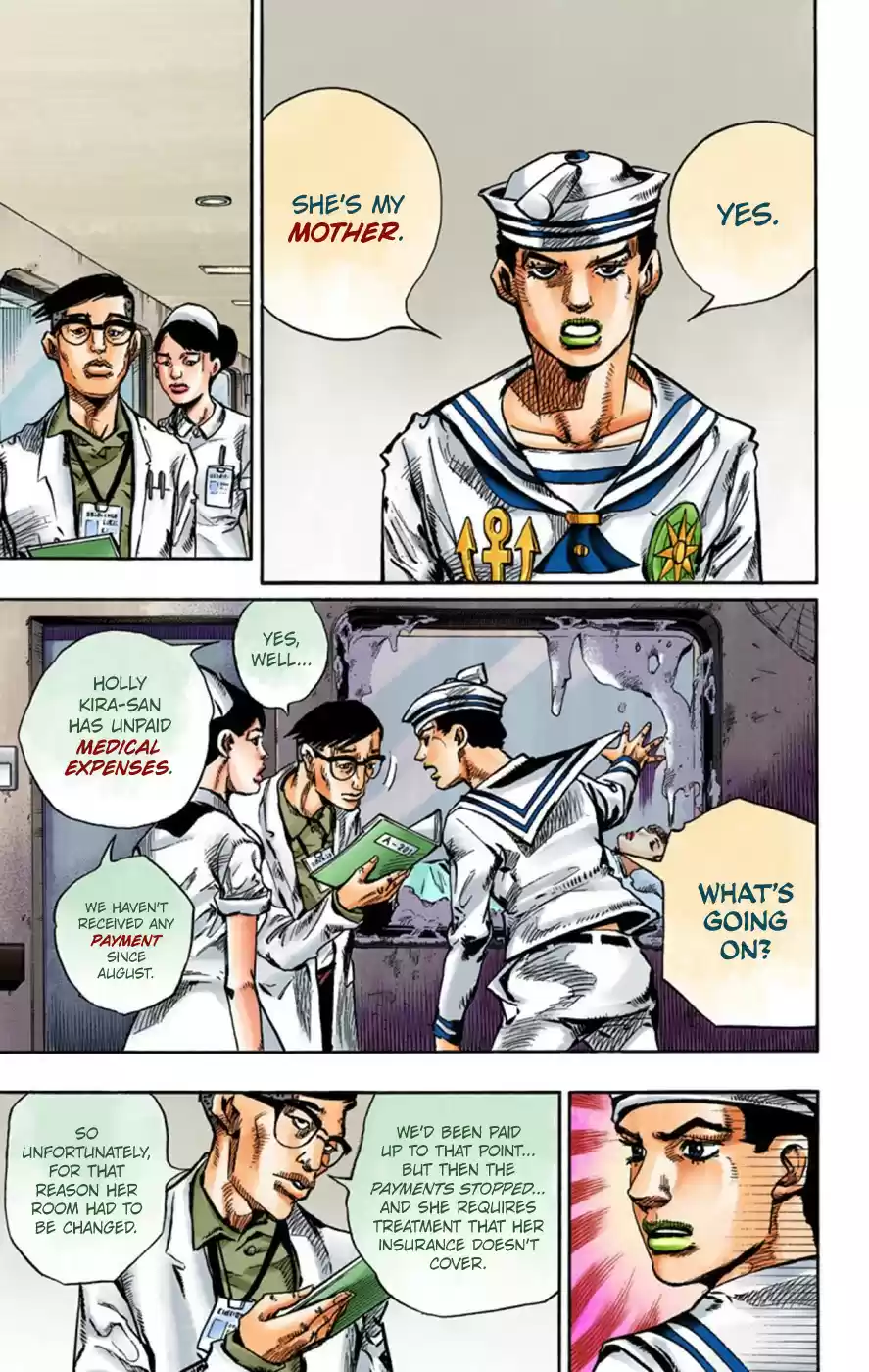JoJo's Bizarre Adventure Part 8 JoJolion [Official Colored] Vol. 14 Ch. 58 Dawn at the Higashikata House