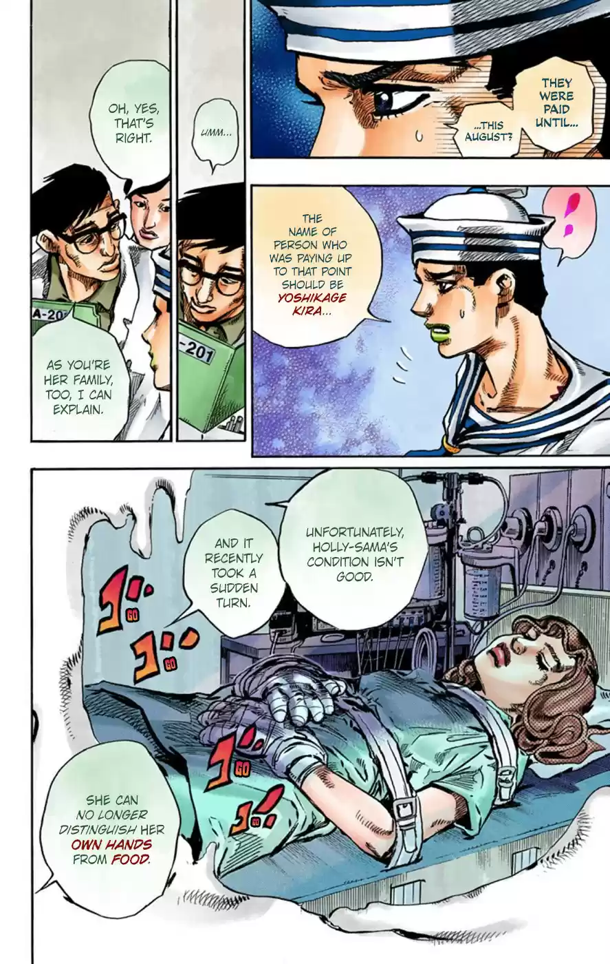 JoJo's Bizarre Adventure Part 8 JoJolion [Official Colored] Vol. 14 Ch. 58 Dawn at the Higashikata House