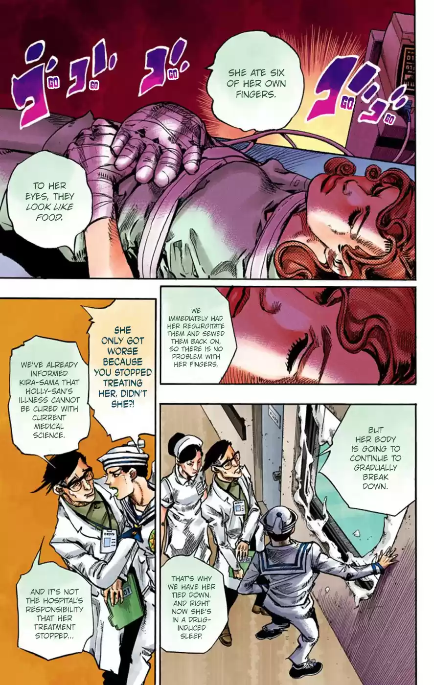 JoJo's Bizarre Adventure Part 8 JoJolion [Official Colored] Vol. 14 Ch. 58 Dawn at the Higashikata House