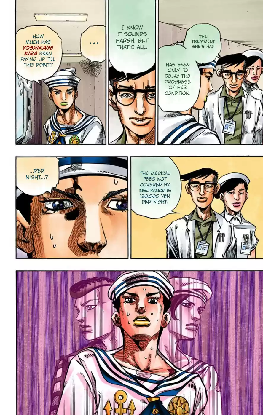 JoJo's Bizarre Adventure Part 8 JoJolion [Official Colored] Vol. 14 Ch. 58 Dawn at the Higashikata House
