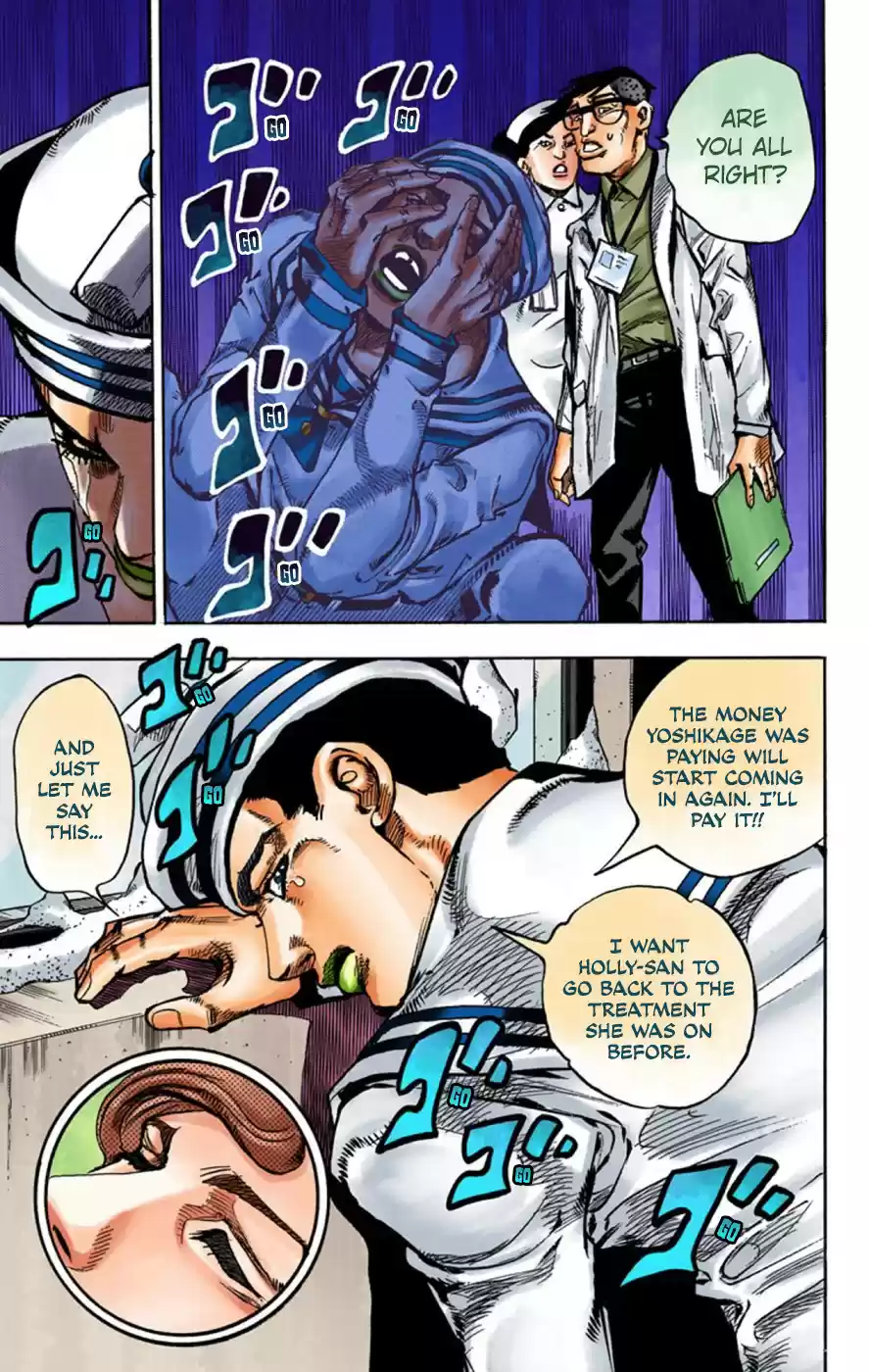 JoJo's Bizarre Adventure Part 8 JoJolion [Official Colored] Vol. 14 Ch. 58 Dawn at the Higashikata House