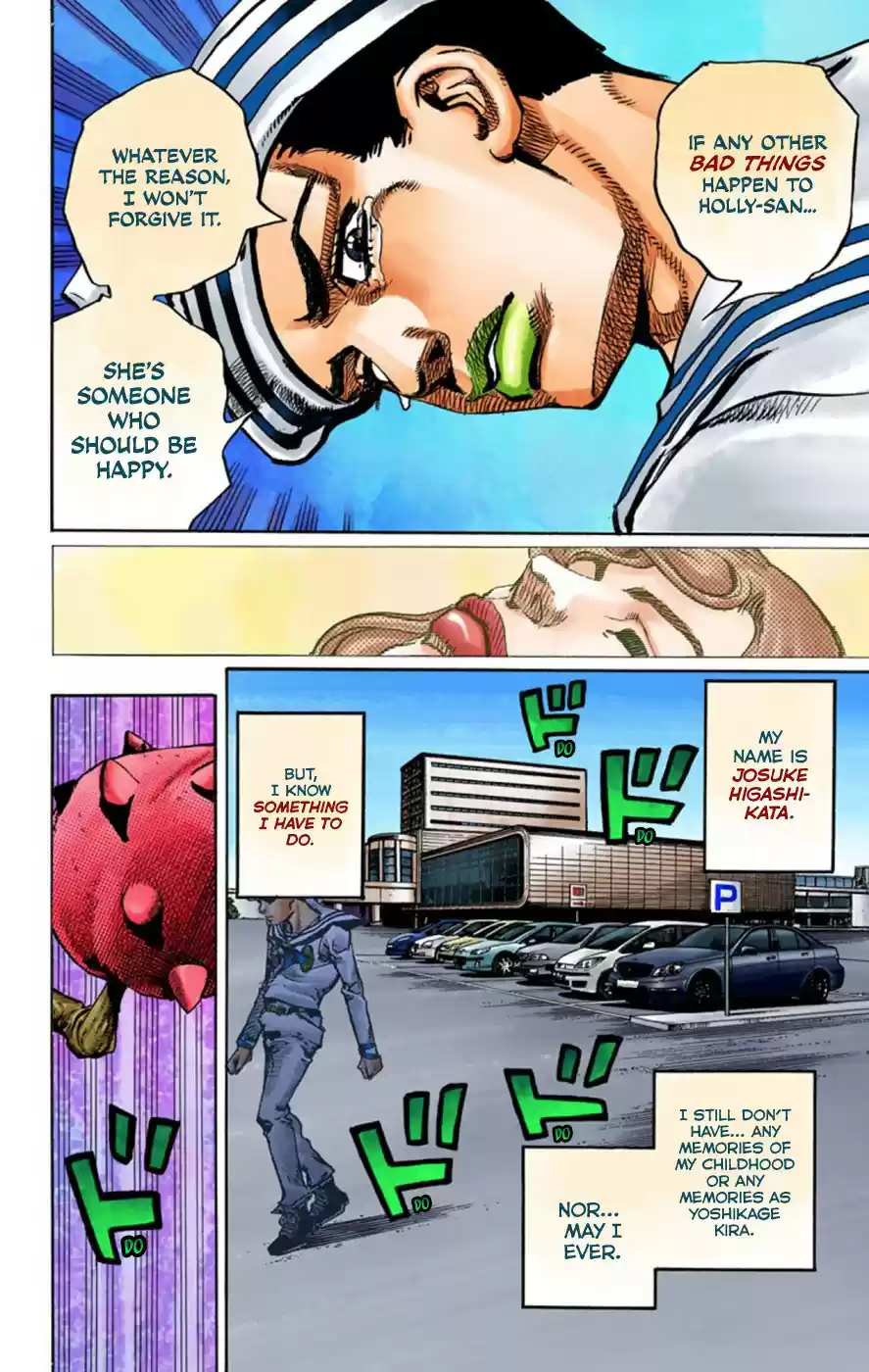 JoJo's Bizarre Adventure Part 8 JoJolion [Official Colored] Vol. 14 Ch. 58 Dawn at the Higashikata House