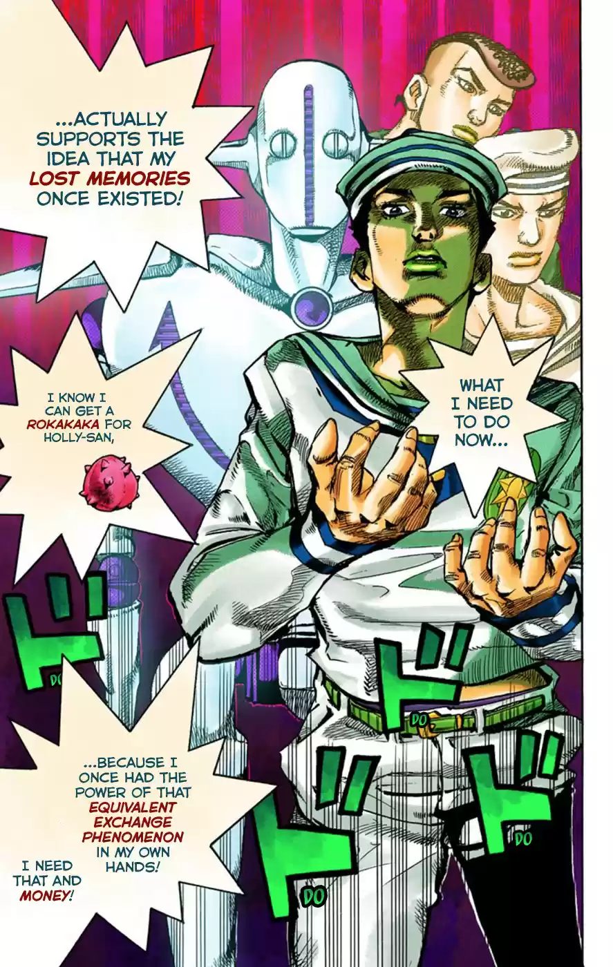 JoJo's Bizarre Adventure Part 8 JoJolion [Official Colored] Vol. 14 Ch. 58 Dawn at the Higashikata House