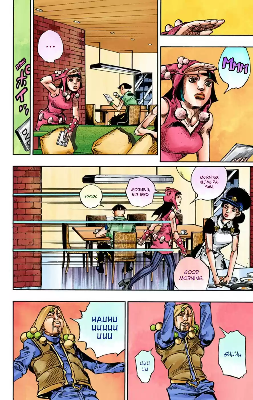 JoJo's Bizarre Adventure Part 8 JoJolion [Official Colored] Vol. 14 Ch. 58 Dawn at the Higashikata House