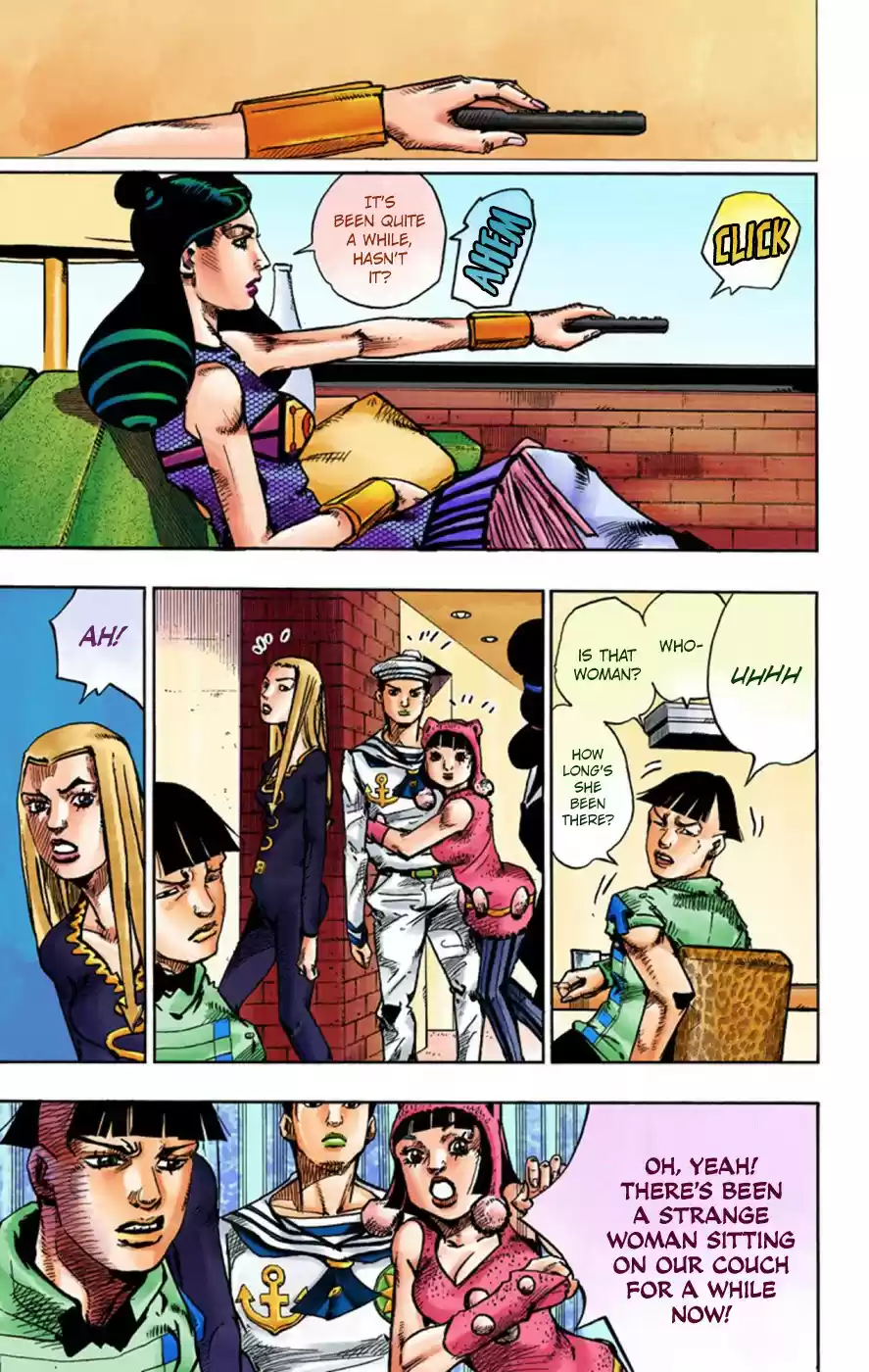 JoJo's Bizarre Adventure Part 8 JoJolion [Official Colored] Vol. 14 Ch. 58 Dawn at the Higashikata House