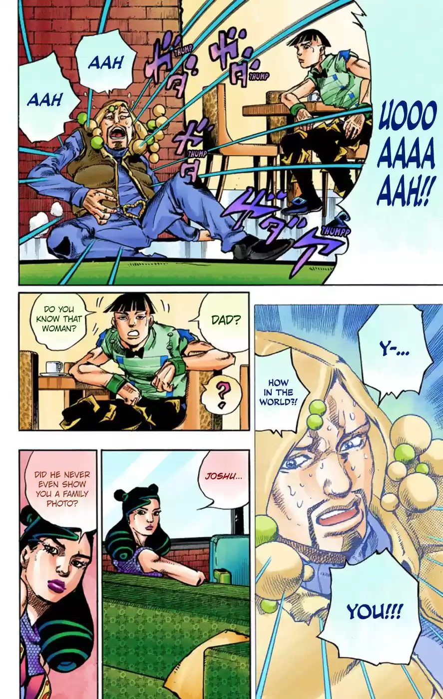 JoJo's Bizarre Adventure Part 8 JoJolion [Official Colored] Vol. 14 Ch. 58 Dawn at the Higashikata House