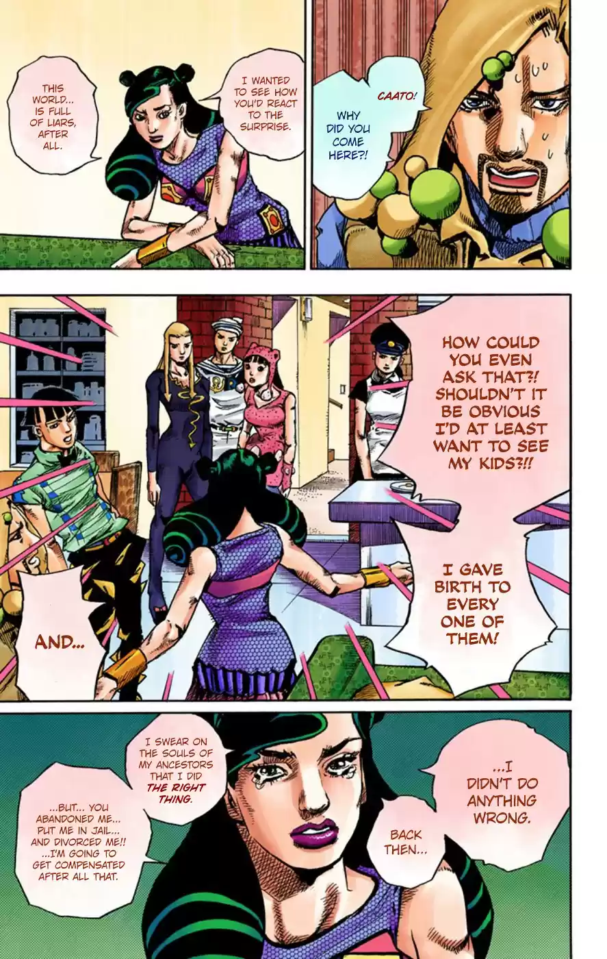 JoJo's Bizarre Adventure Part 8 JoJolion [Official Colored] Vol. 14 Ch. 58 Dawn at the Higashikata House