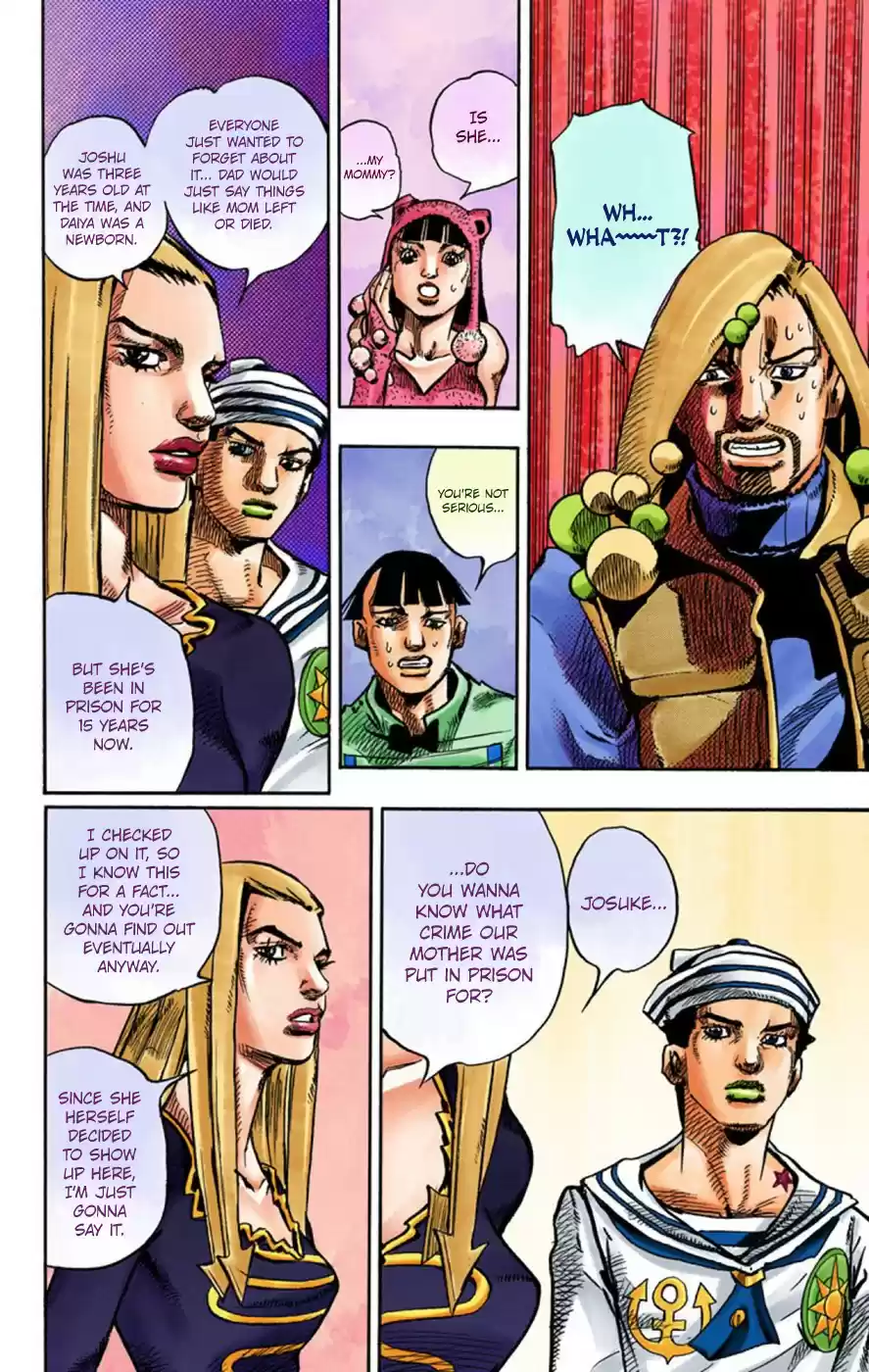 JoJo's Bizarre Adventure Part 8 JoJolion [Official Colored] Vol. 14 Ch. 58 Dawn at the Higashikata House