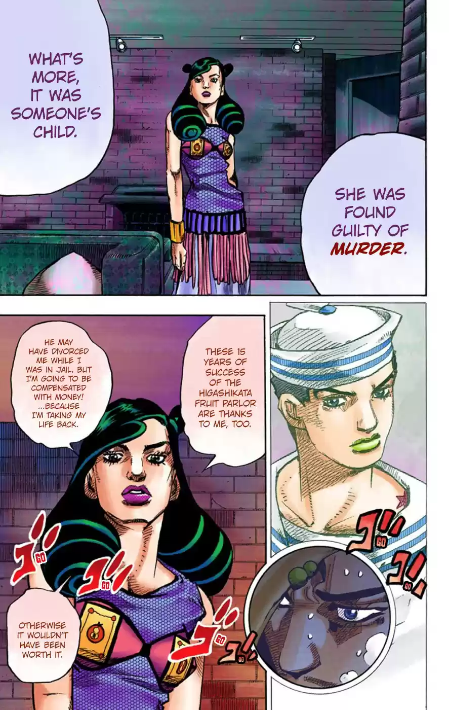 JoJo's Bizarre Adventure Part 8 JoJolion [Official Colored] Vol. 14 Ch. 58 Dawn at the Higashikata House