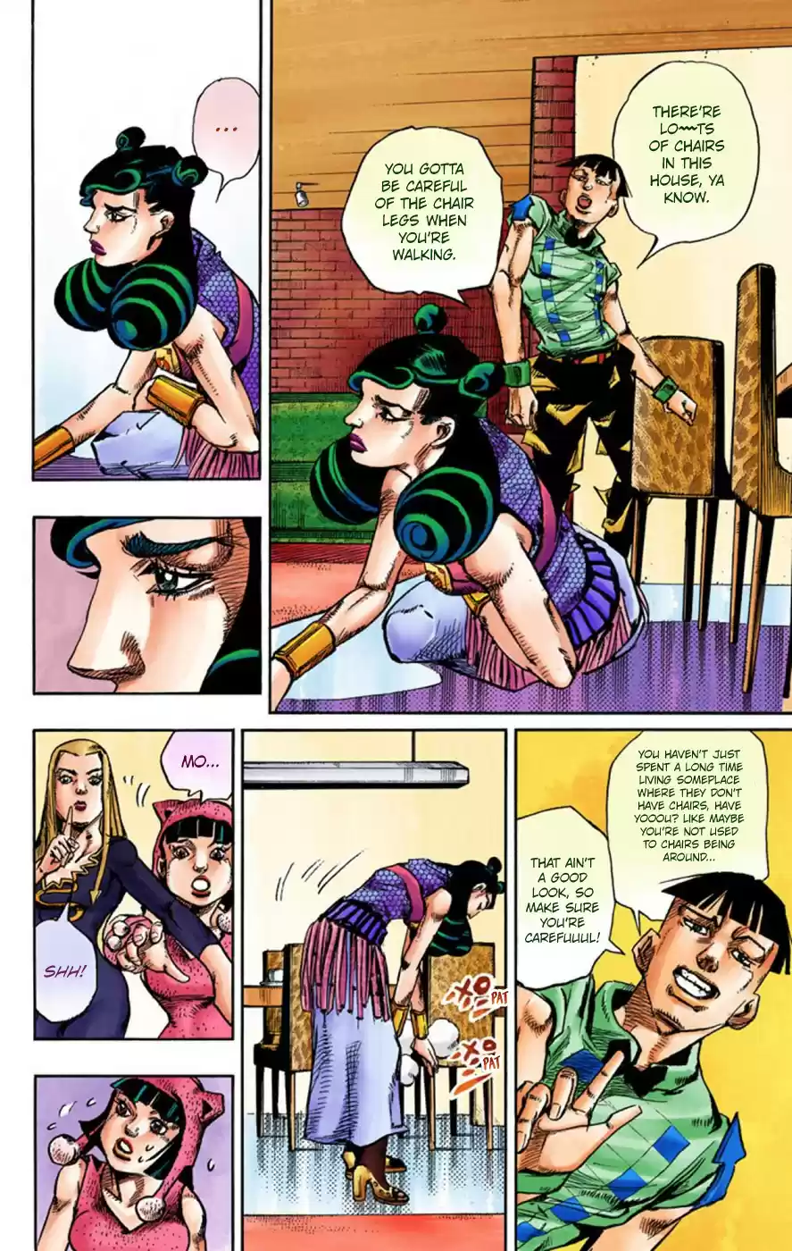 JoJo's Bizarre Adventure Part 8 JoJolion [Official Colored] Vol. 14 Ch. 58 Dawn at the Higashikata House