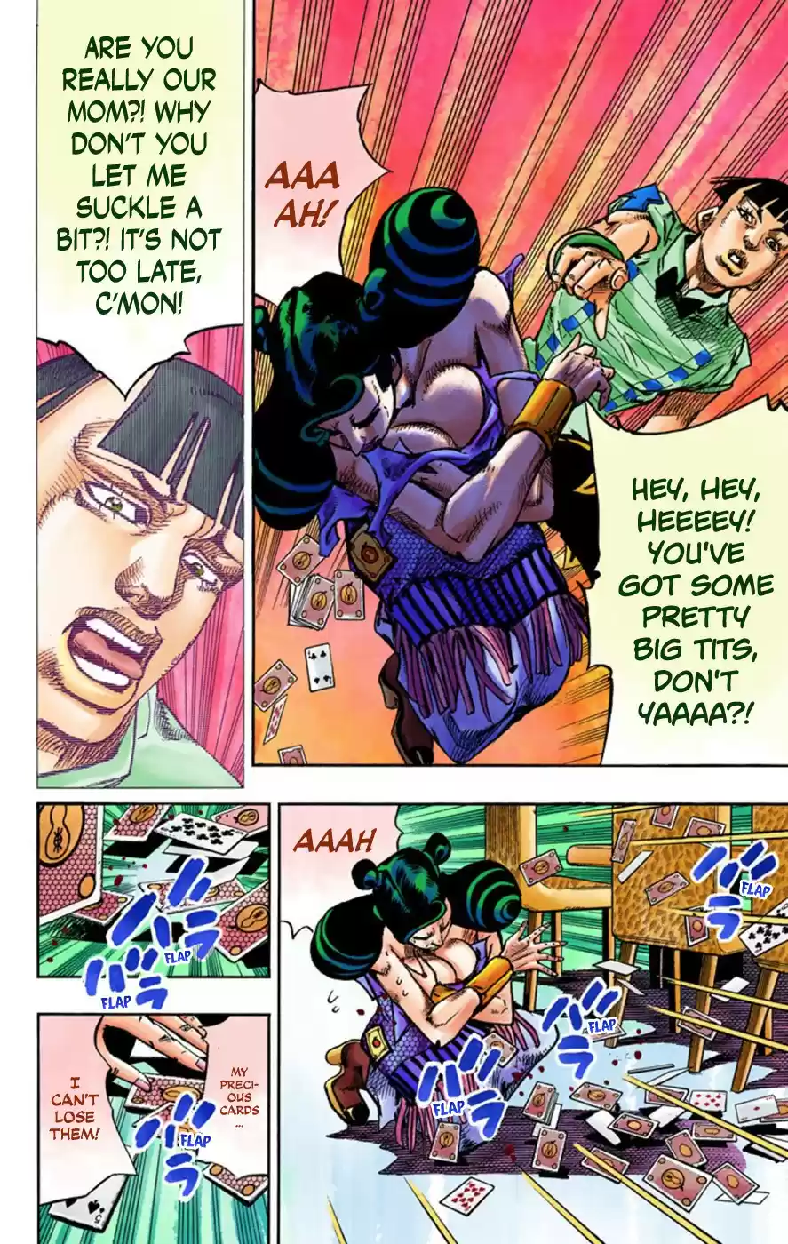JoJo's Bizarre Adventure Part 8 JoJolion [Official Colored] Vol. 14 Ch. 58 Dawn at the Higashikata House