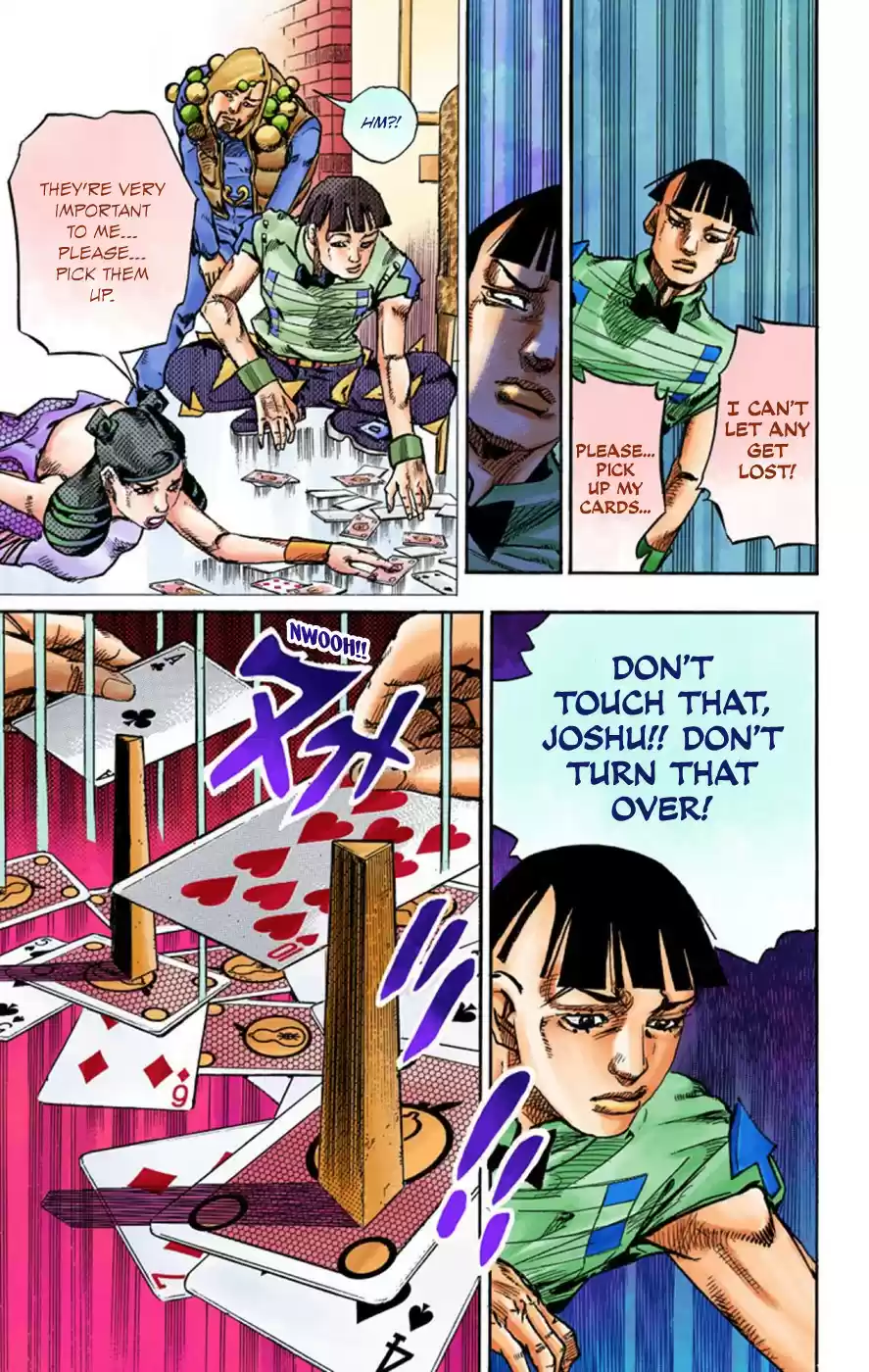 JoJo's Bizarre Adventure Part 8 JoJolion [Official Colored] Vol. 14 Ch. 58 Dawn at the Higashikata House
